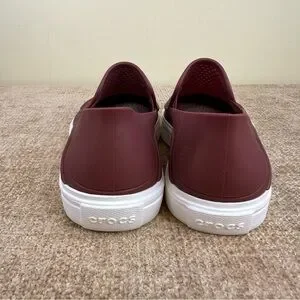 CROCS Citilane Roka Chukka Maroon Shoes CROCS | Shoes | Crocs Citilane Roka Burgundy Sliponloafer  main image 3